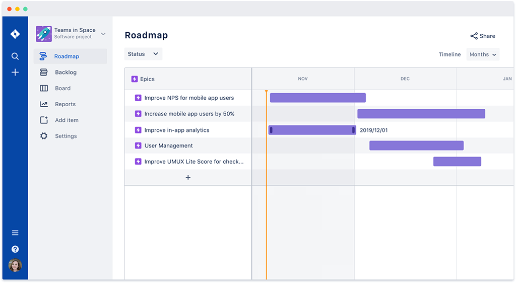 Jira Software ロードマップ Jira Software ロードマップ