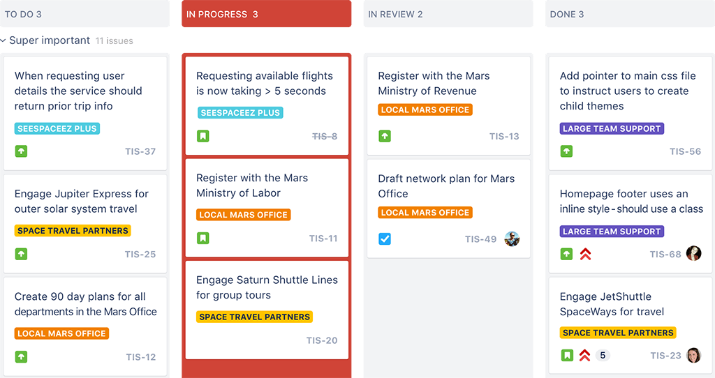 Jira Software カンバンボード Jira Software カンバンボード